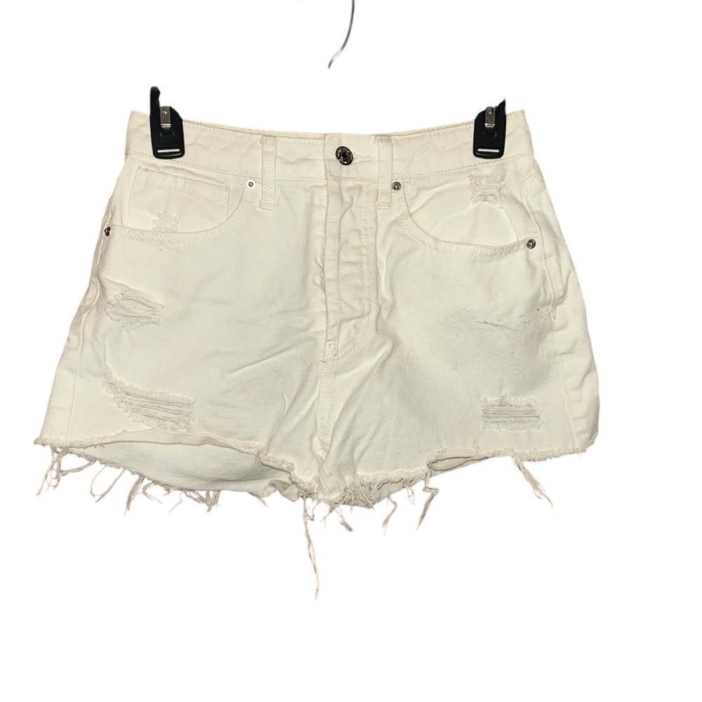 Wild Fable White Distressed Jean Shorts